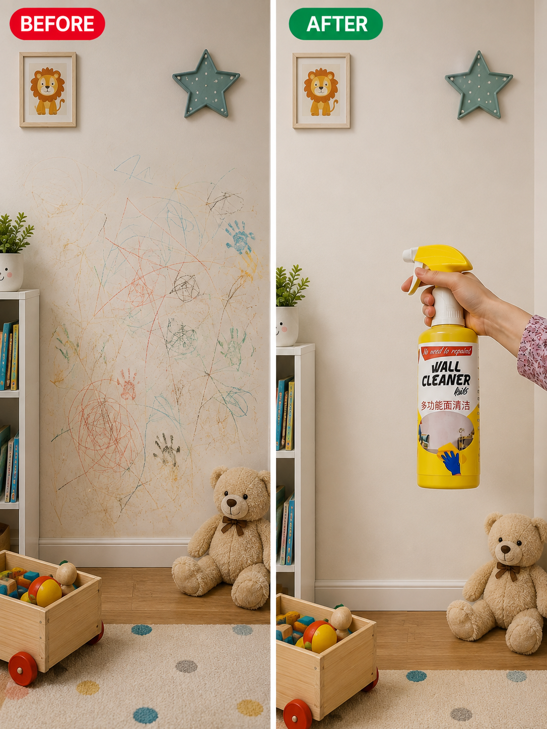 Multi-Surface Stain Remove Wall Cleaner