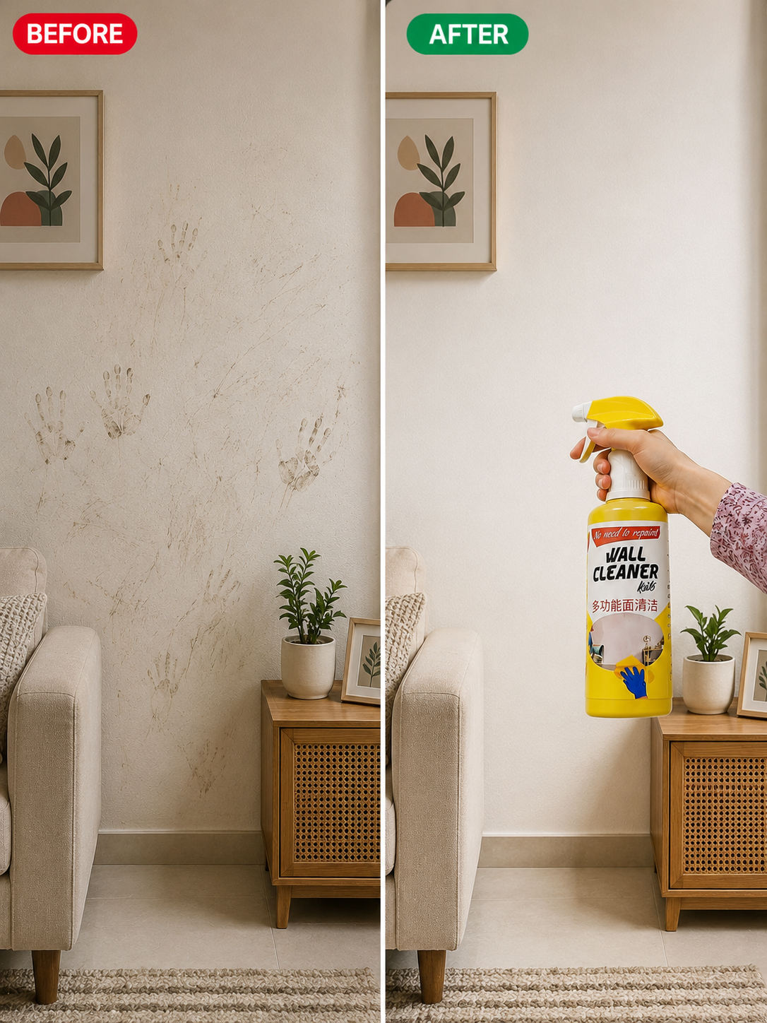 Multi-Surface Stain Remove Wall Cleaner